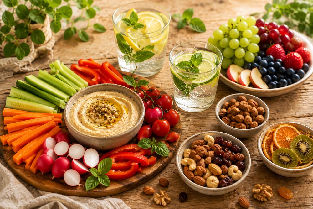 Comment composer un apéro sain et gourmand ?