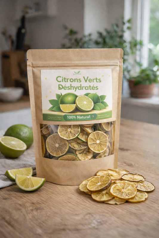 Citrons verts déshydratés