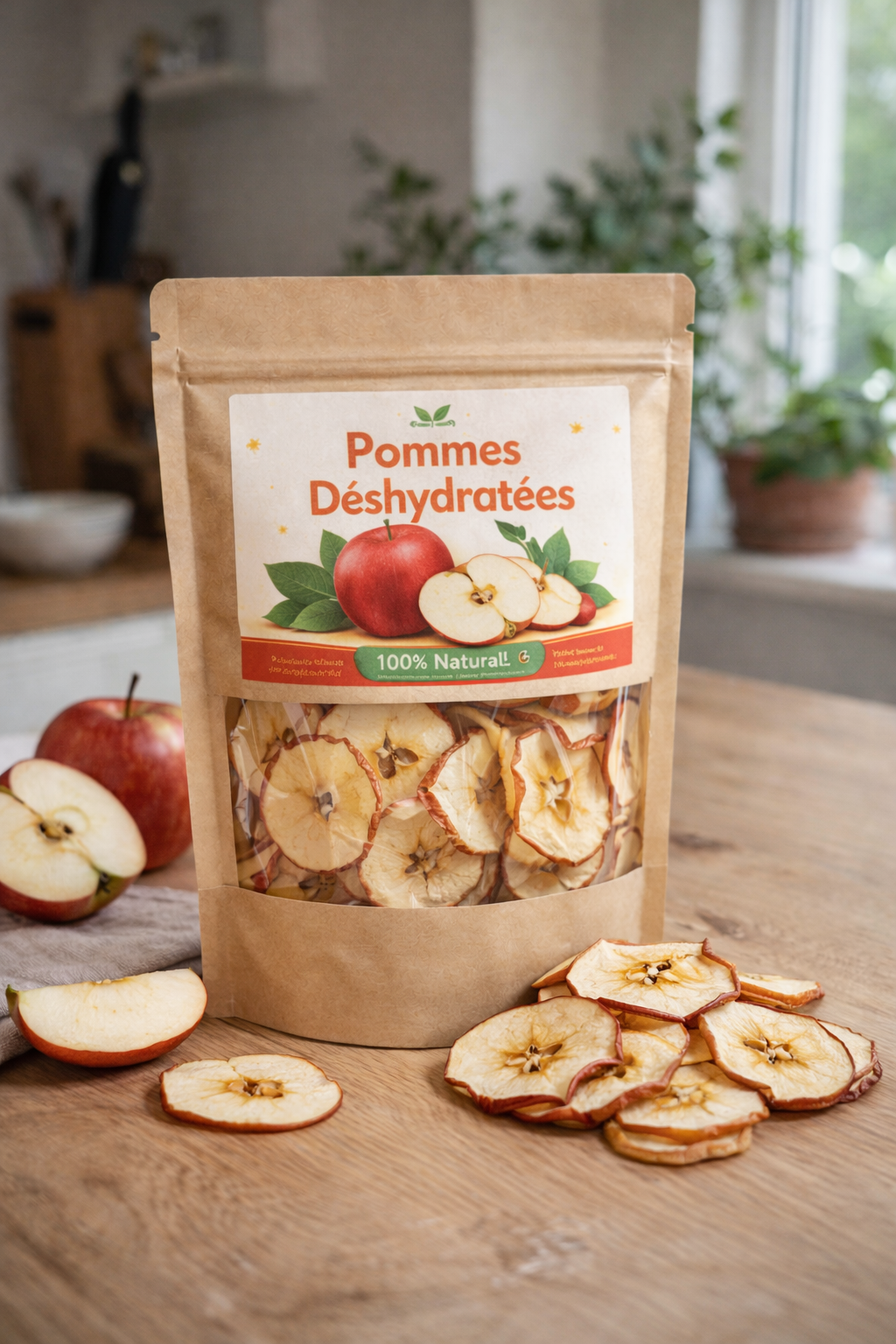 Pommes déshydratées