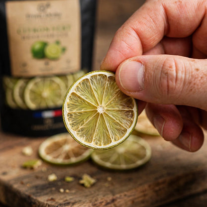Citrons verts déshydratés – 100 % fruit, sans sucres ajoutés
