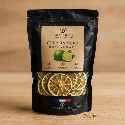 Citrons verts déshydratés – 100 % fruit, sans sucres ajoutés
