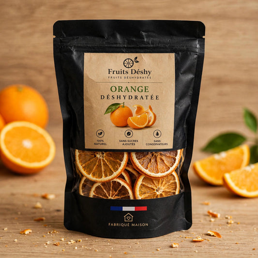 Oranges déshydratés – 100 % fruit, sans sucres ajoutés