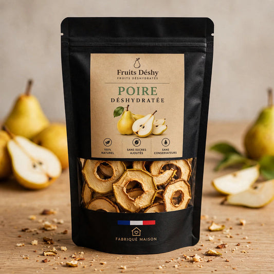 Poire déshydraté – 100 % fruit, sans sucres ajoutés
