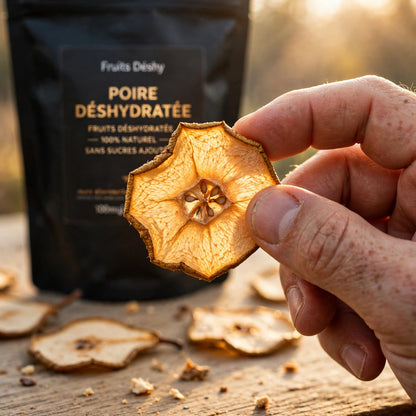 Poire déshydraté – 100 % fruit, sans sucres ajoutés