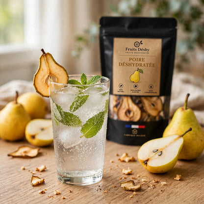 Poire déshydraté – 100 % fruit, sans sucres ajoutés