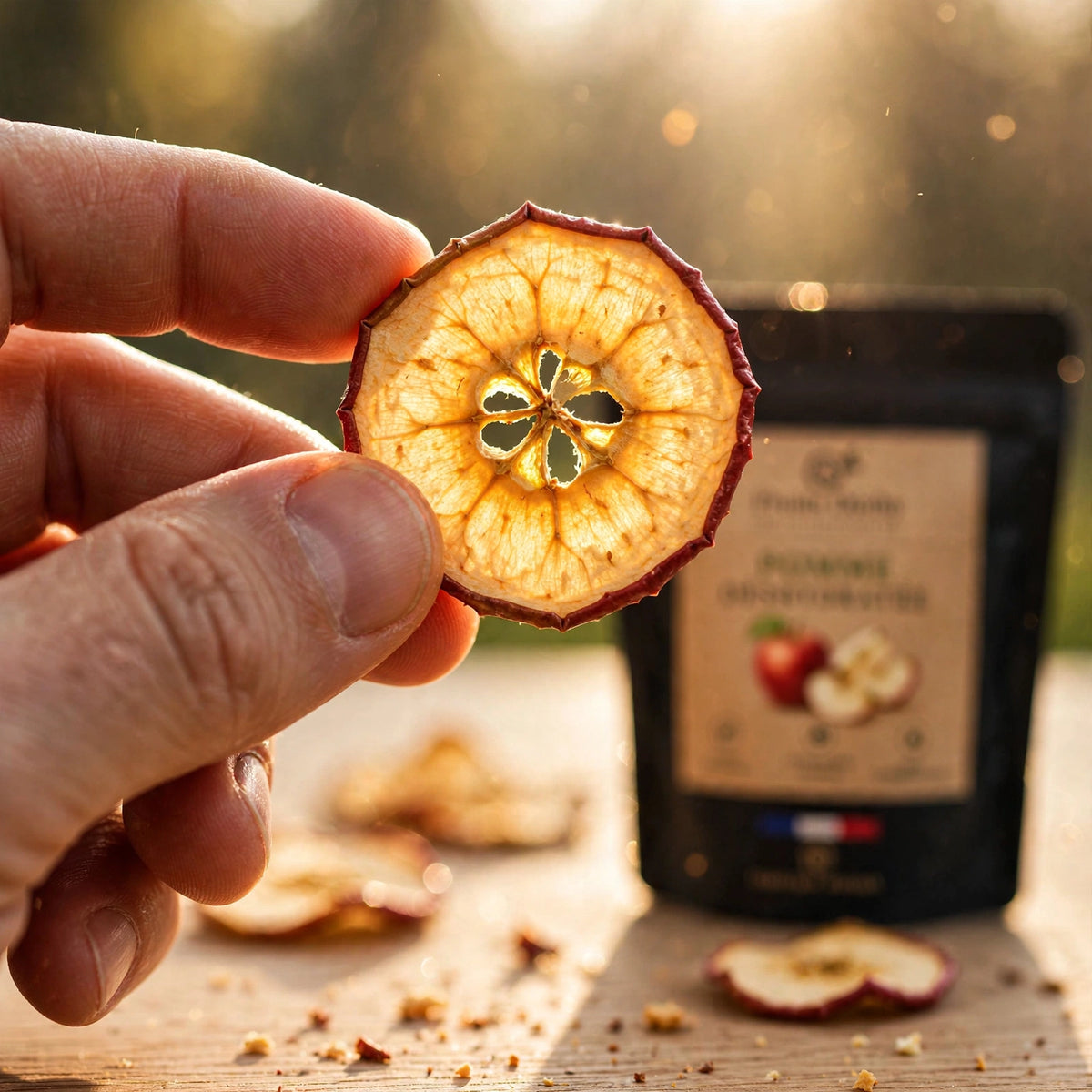 Pomme déshydraté – 100 % fruit, sans sucres ajoutés