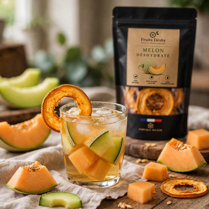 Melon déshydraté – 100 % fruit, sans sucres ajoutés