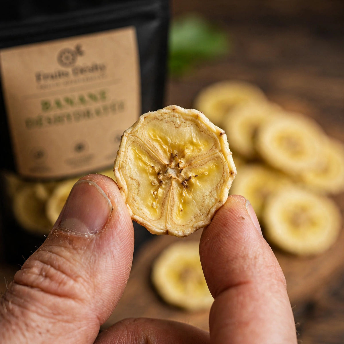 Bananes Chips déshydraté – 100 % fruit, sans sucres ajoutés