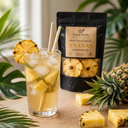 Ananas déshydraté – 100 % fruit, sans sucres ajoutés