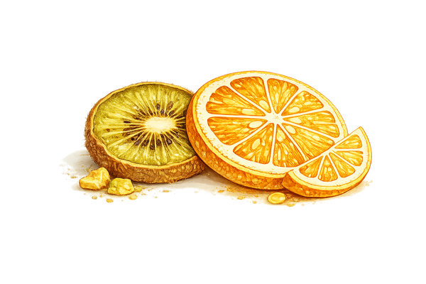 Illustration réseaux sociaux Fruits Déshy